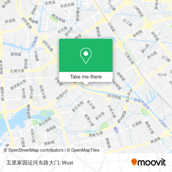 五星家园运河东路大门 map