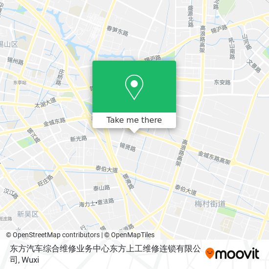 东方汽车综合维修业务中心东方上工维修连锁有限公司 map
