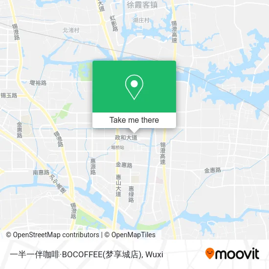 一半一伴咖啡·BOCOFFEE(梦享城店) map