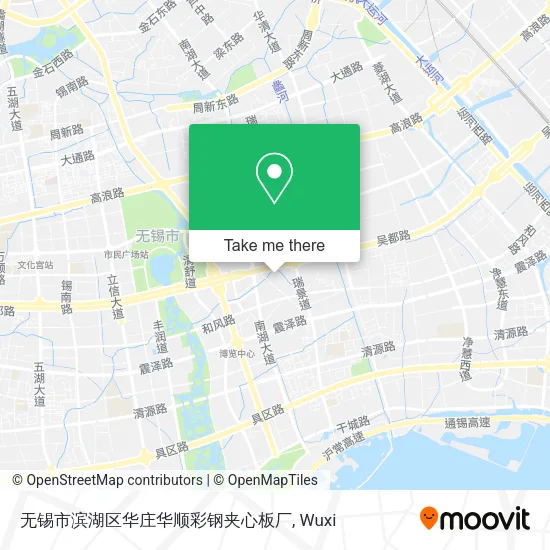 无锡市滨湖区华庄华顺彩钢夹心板厂 map