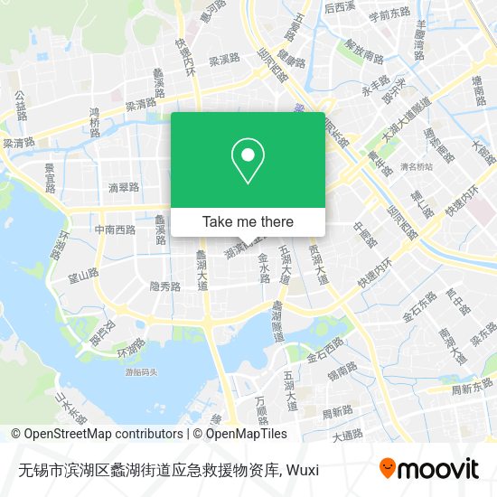 无锡市滨湖区蠡湖街道应急救援物资库 map