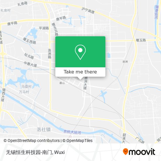 无锡恒生科技园-南门 map
