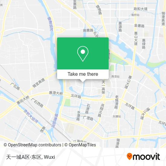 天一城A区-东区 map