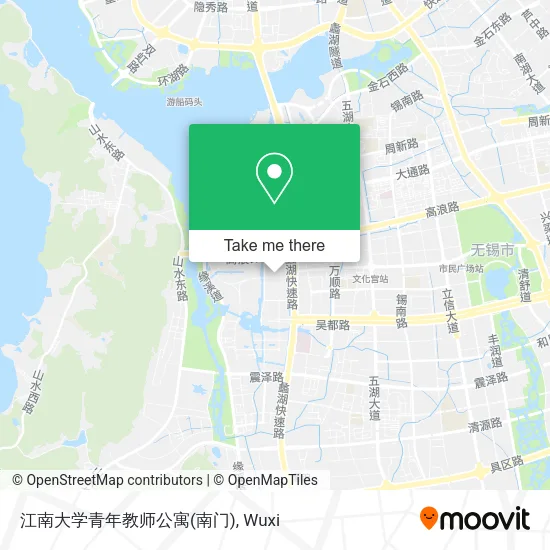 江南大学青年教师公寓(南门) map