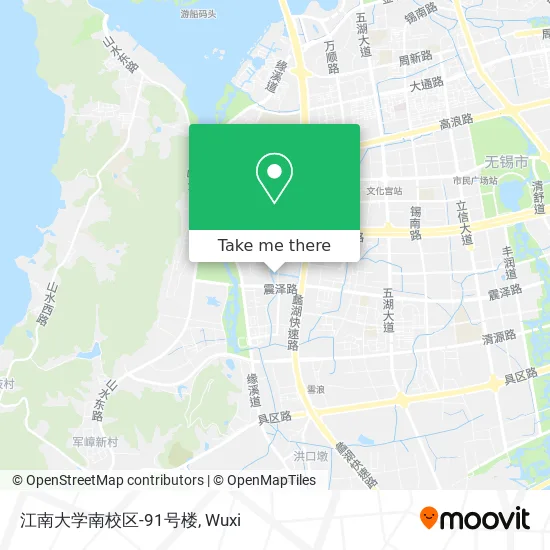 江南大学南校区-91号楼 map