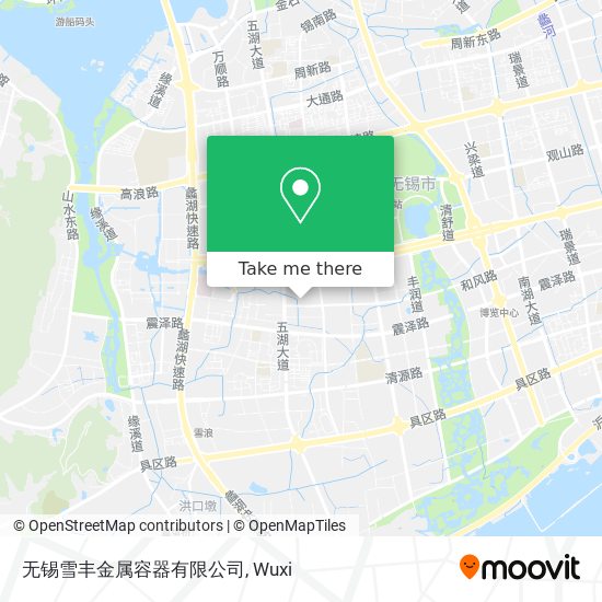 无锡雪丰金属容器有限公司 map