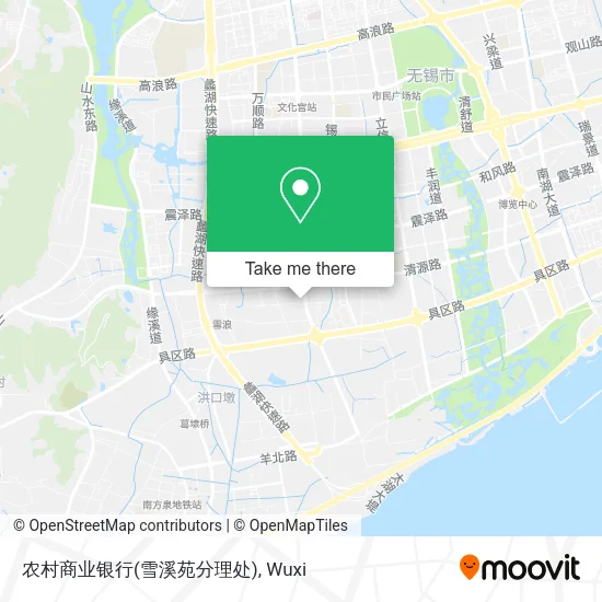 农村商业银行(雪溪苑分理处) map