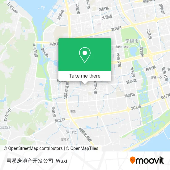 雪溪房地产开发公司 map