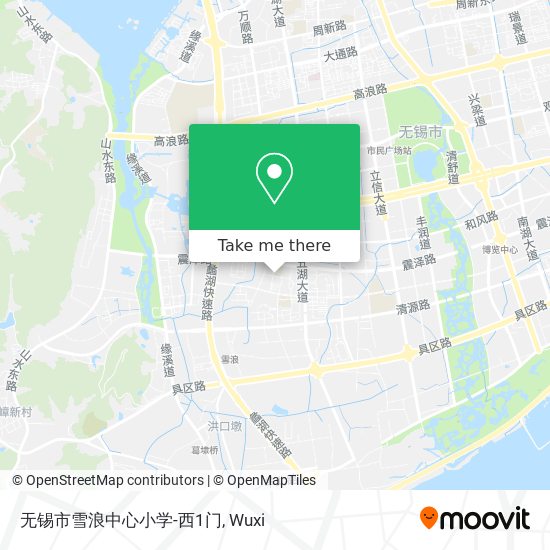 无锡市雪浪中心小学-西1门 map