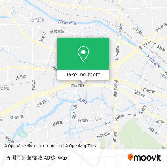 五洲国际装饰城-AB栋 map