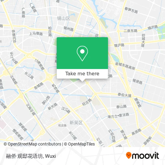 融侨·观邸花语坊 map