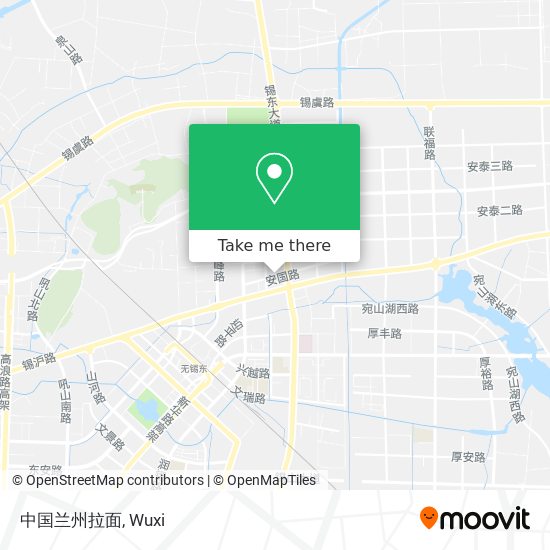 中国兰州拉面 map