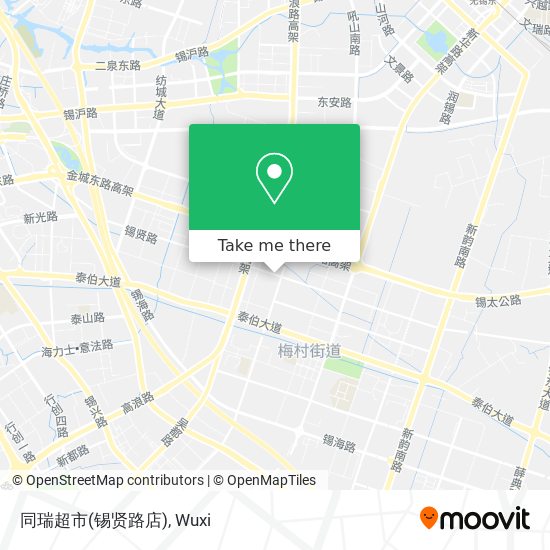 同瑞超市(锡贤路店) map