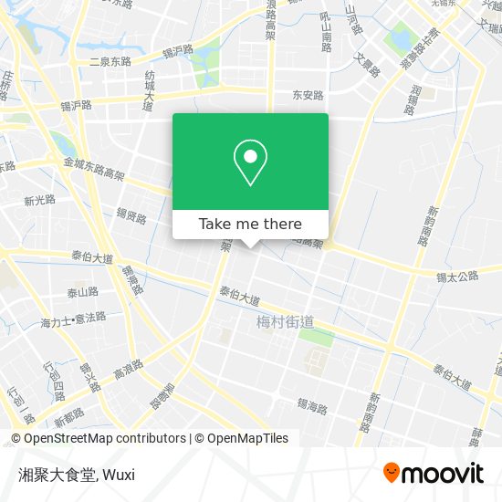湘聚大食堂 map