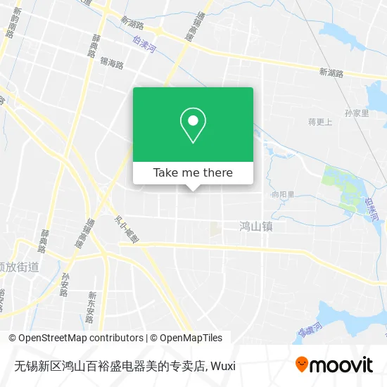 无锡新区鸿山百裕盛电器美的专卖店 map