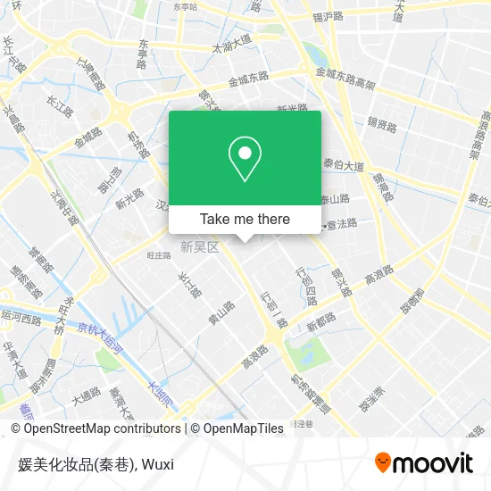 媛美化妆品(秦巷) map