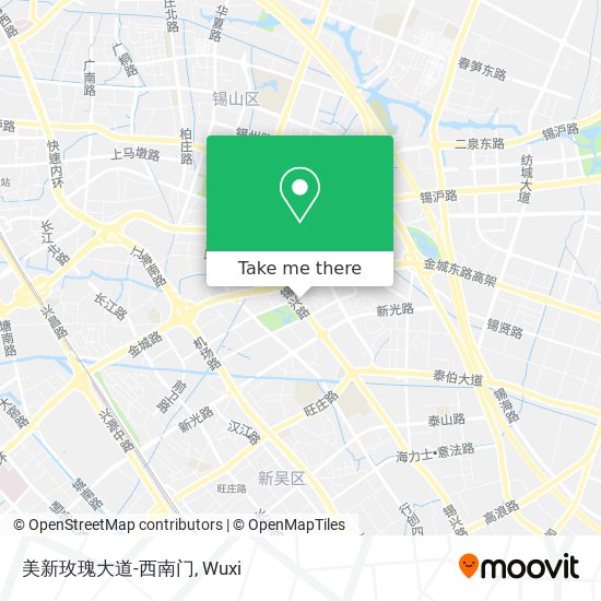 美新玫瑰大道-西南门 map