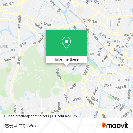 惠畅里-二期 map