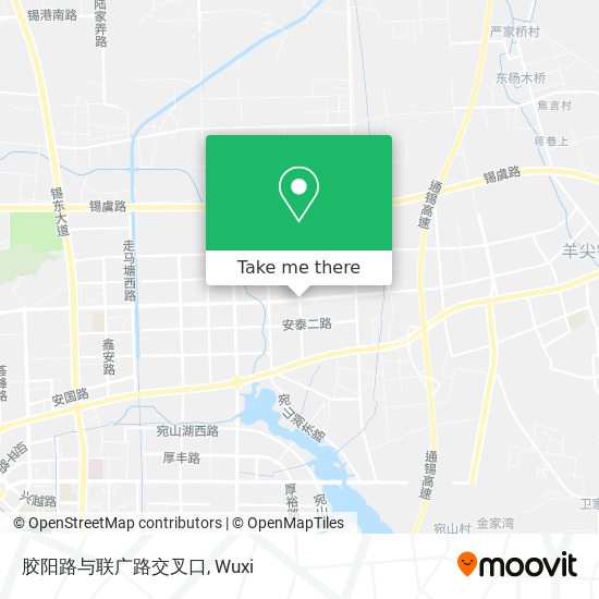 胶阳路与联广路交叉口 map