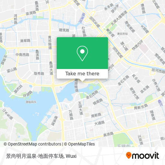 景尚明月温泉-地面停车场 map