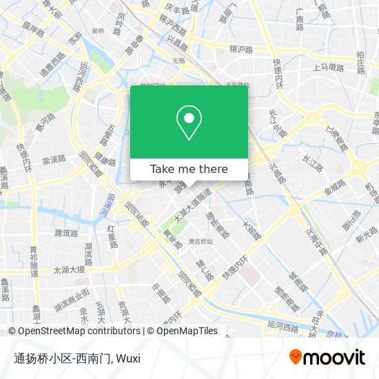 通扬桥小区-西南门 map