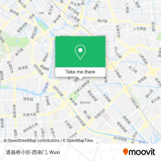 通扬桥小区-西南门 map