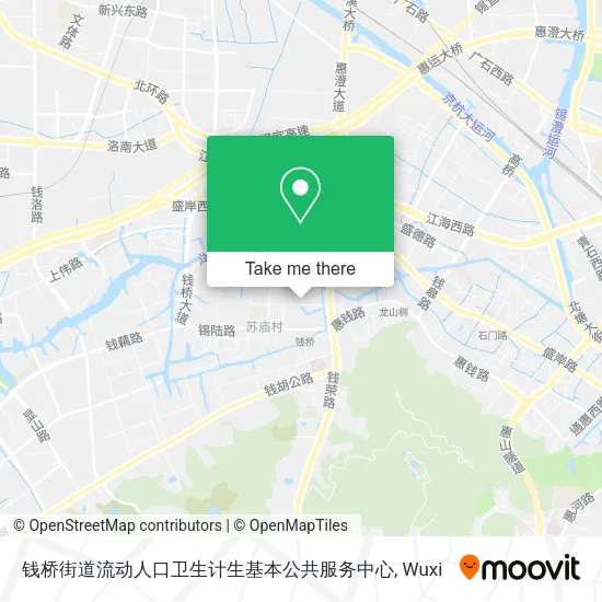 钱桥街道流动人口卫生计生基本公共服务中心 map