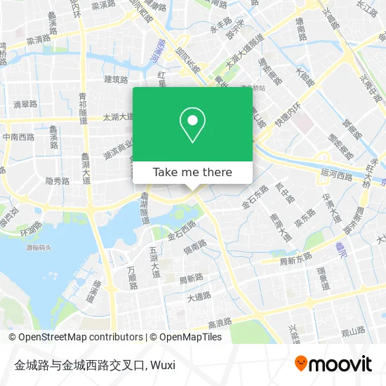 金城路与金城西路交叉口 map