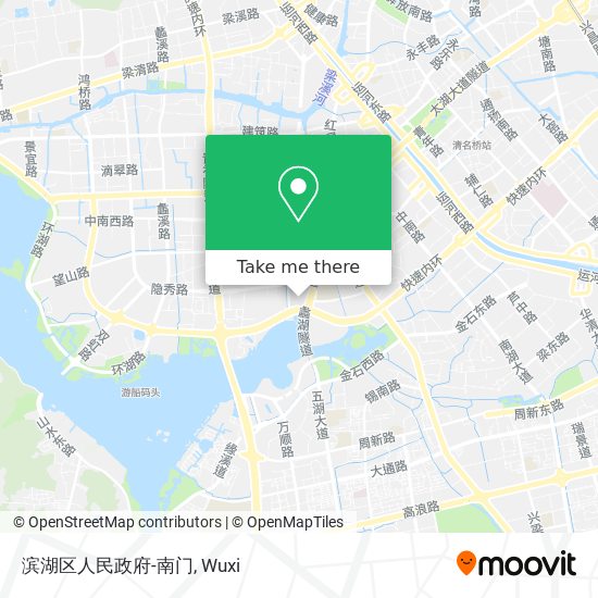 滨湖区人民政府-南门 map