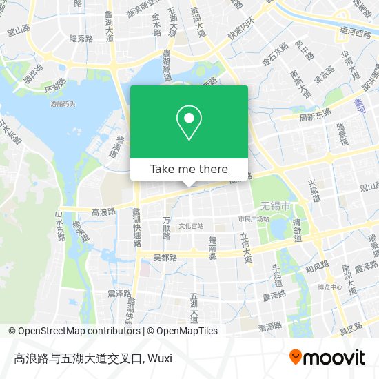 高浪路与五湖大道交叉口 map