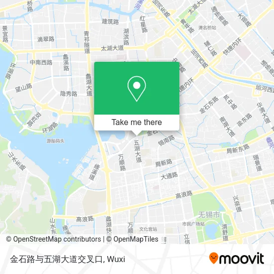 金石路与五湖大道交叉口 map