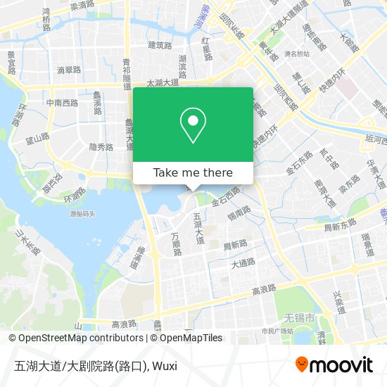 五湖大道/大剧院路(路口) map