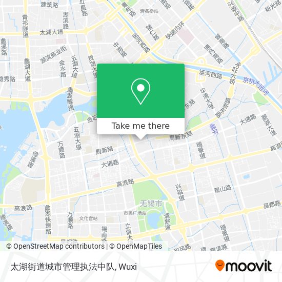 太湖街道城市管理执法中队 map