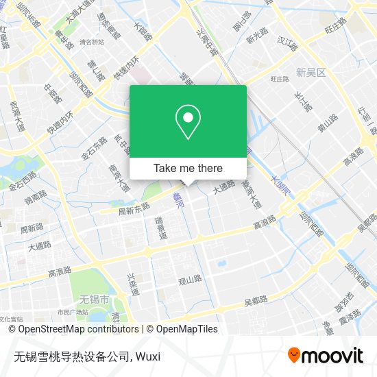 无锡雪桃导热设备公司 map