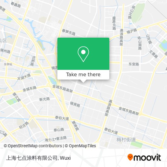 上海七点涂料有限公司 map