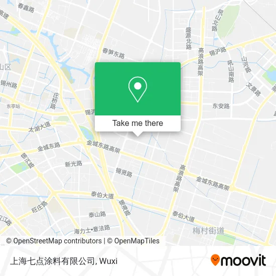 上海七点涂料有限公司 map