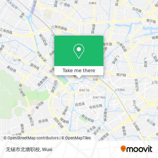 无锡市北塘职校 map