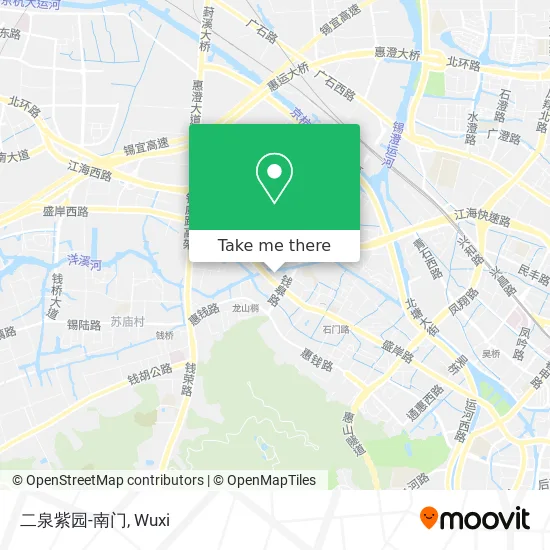 二泉紫园-南门 map