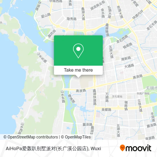 AiHoPa爱轰趴别墅派对(长广溪公园店) map