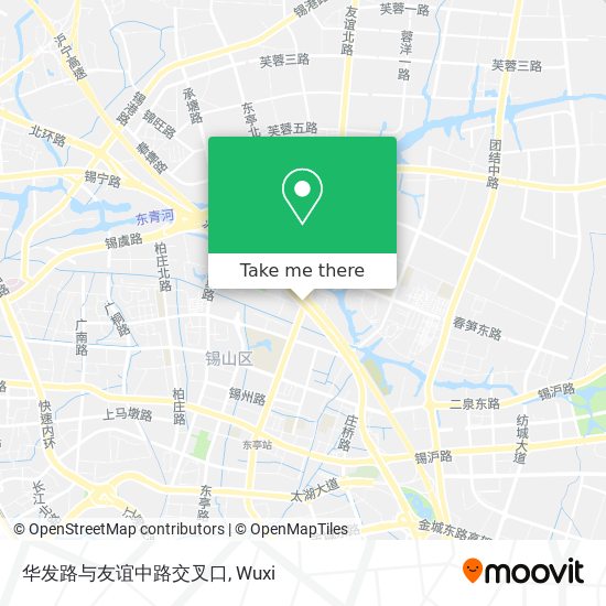 华发路与友谊中路交叉口 map