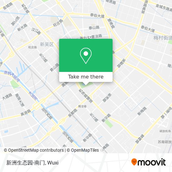 新洲生态园-南门 map