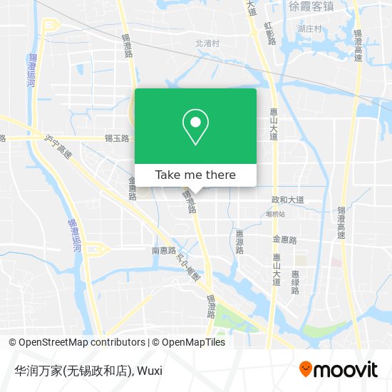 华润万家(无锡政和店) map