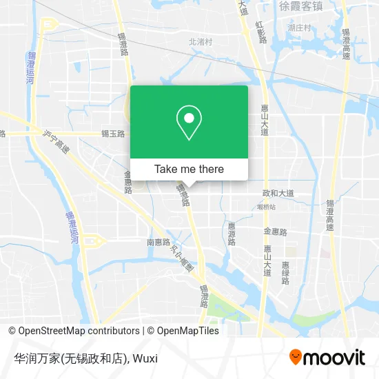 华润万家(无锡政和店) map