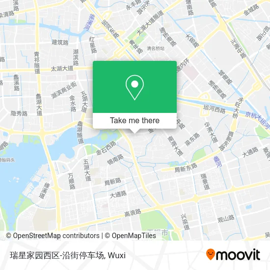 瑞星家园西区-沿街停车场 map