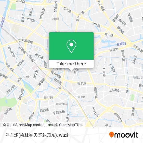停车场(格林春天野花园东) map