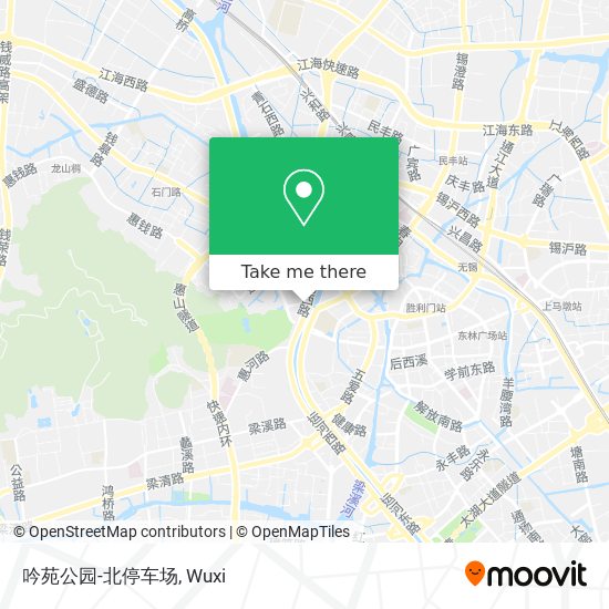 吟苑公园-北停车场 map