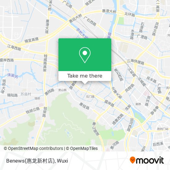 Benews(惠龙新村店) map