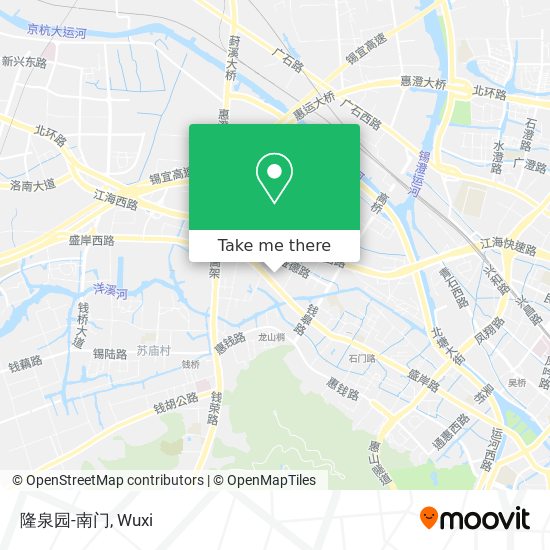 隆泉园-南门 map