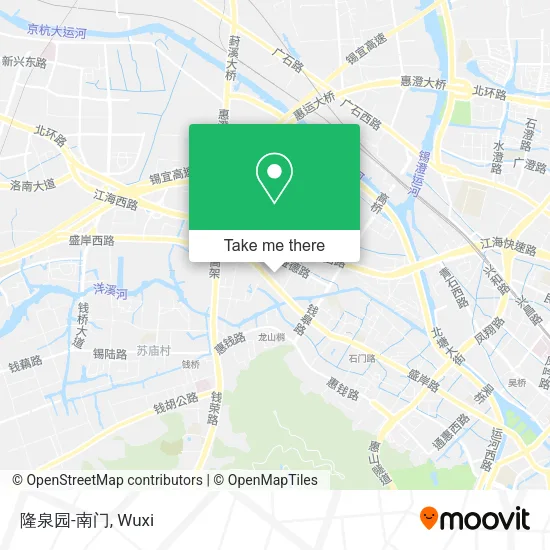 隆泉园-南门 map