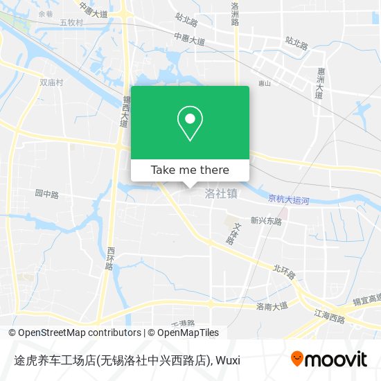 途虎养车工场店(无锡洛社中兴西路店) map